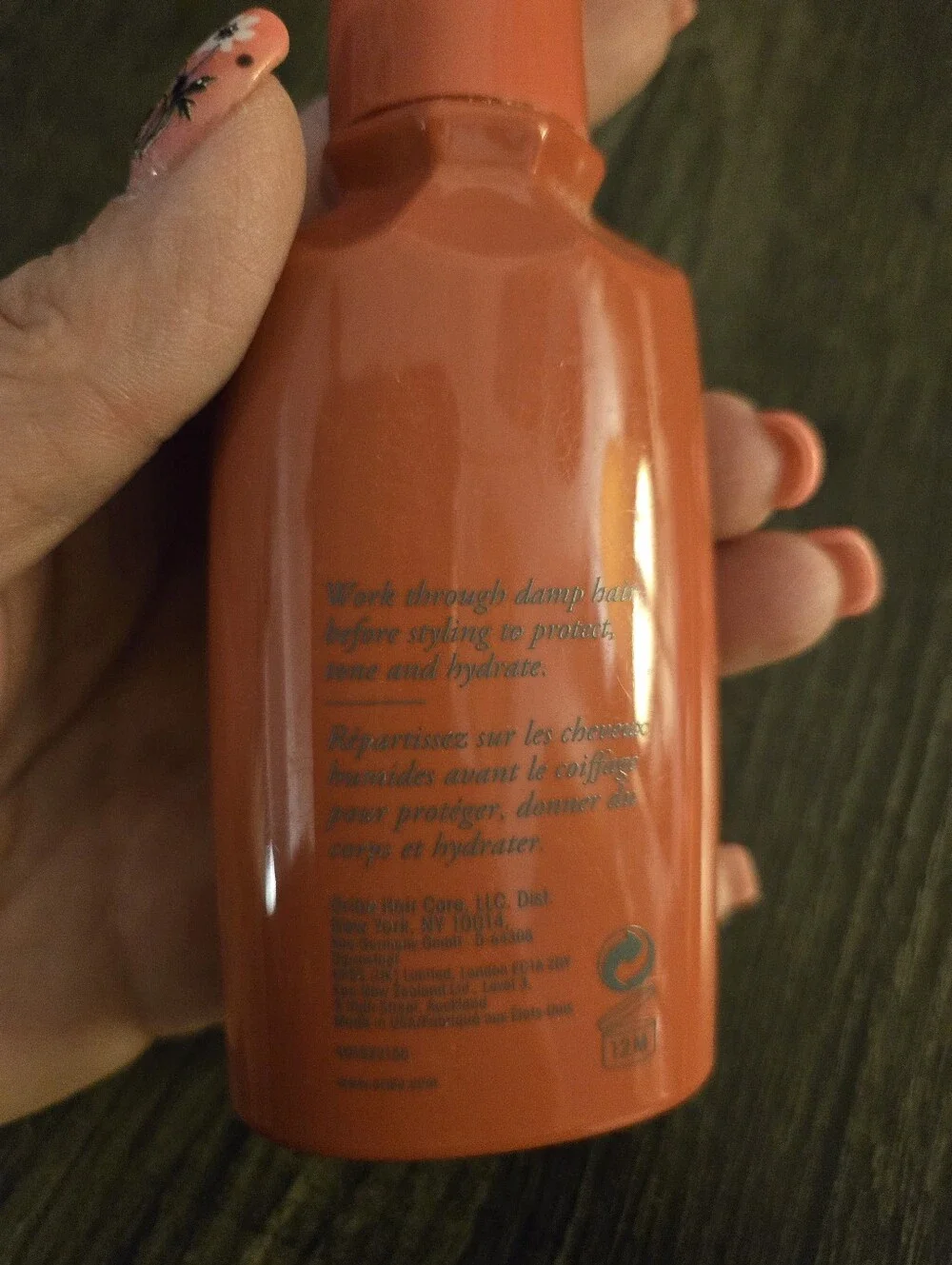 Oribe Bright Blonde Essential Priming Serum — Coral-Red Bottle